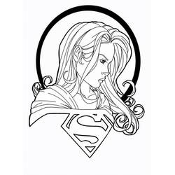 Malvorlage: Supergirl (Superhelden und Superschurken) #83956 - Kostenlose Malvorlagen zum Ausdrucken
