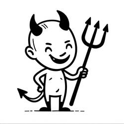 Malvorlage: Teufel (Superhelden und Superschurken) #204169 - Kostenlose Malvorlagen zum Ausdrucken