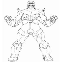 Malvorlage: Thanos (Superhelden und Superschurken) #206590 - Kostenlose Malvorlagen zum Ausdrucken