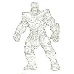 Malvorlage: Thanos (Superhelden und Superschurken) #206596 - Kostenlose Malvorlagen zum Ausdrucken