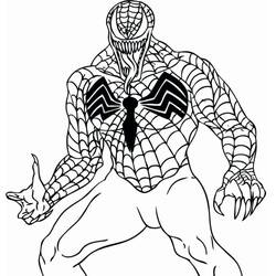 Malvorlage: Venom (Superhelden und Superschurken) #176256 - Kostenlose Malvorlagen zum Ausdrucken