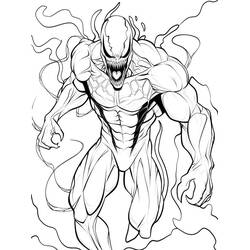 Malvorlage: Venom (Superhelden und Superschurken) #220042 - Kostenlose Malvorlagen zum Ausdrucken