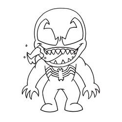 Malvorlage: Venom (Superhelden und Superschurken) #220052 - Kostenlose Malvorlagen zum Ausdrucken