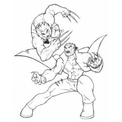 Malvorlage: X-Men (Superhelden und Superschurken) #74389 - Kostenlose Malvorlagen zum Ausdrucken