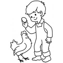 Malvorlage: Henne und Küken (Tiere) #193194 - Kostenlose Malvorlagen zum Ausdrucken