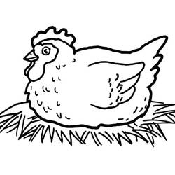 Malvorlage: Henne und Küken (Tiere) #193205 - Kostenlose Malvorlagen zum Ausdrucken