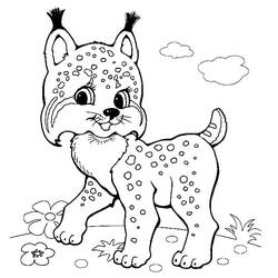 Malvorlage: Luchs (Tiere) #189221 - Kostenlose Malvorlagen zum Ausdrucken