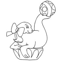 Malvorlage: Seelöwe (Tiere) #192522 - Kostenlose Malvorlagen zum Ausdrucken