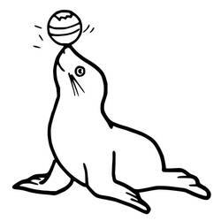 Malvorlage: Seelöwe (Tiere) #192536 - Kostenlose Malvorlagen zum Ausdrucken