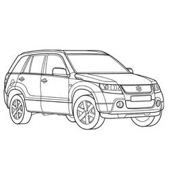 Malvorlage: 4x4 Fahrzeuge (Transport) #145918 - Kostenlose Malvorlagen zum Ausdrucken