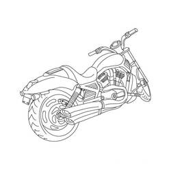 Malvorlage: Harley-Davidson (Transport) #210557 - Kostenlose Malvorlagen zum Ausdrucken