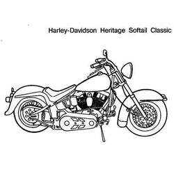 Malvorlage: Harley-Davidson (Transport) #210560 - Kostenlose Malvorlagen zum Ausdrucken