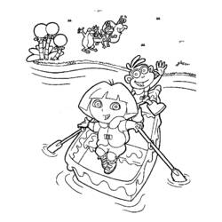 Malvorlage: Kleines Boot / Kanu (Transport) #142340 - Kostenlose Malvorlagen zum Ausdrucken