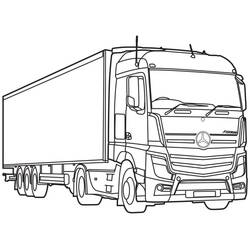 Zeichnungen zum Ausmalen: Mercedes - Kostenlose Malvorlagen zum Ausdrucken