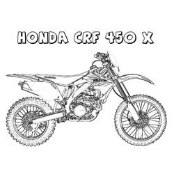 Malvorlage: Motocross (Transport) #210001 - Kostenlose Malvorlagen zum Ausdrucken