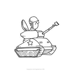 Malvorlage: Panzer (Transport) #138039 - Kostenlose Malvorlagen zum Ausdrucken