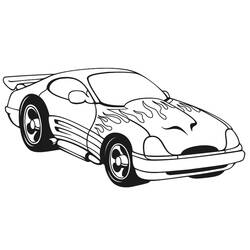 Malvorlage: Sportwagen / Tuning (Transport) #146937 - Kostenlose Malvorlagen zum Ausdrucken
