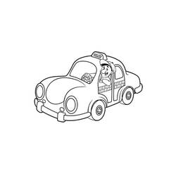 Malvorlage: Taxi (Transport) #204442 - Kostenlose Malvorlagen zum Ausdrucken
