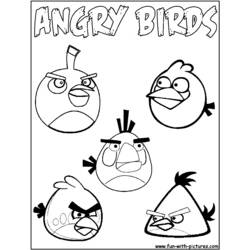 Malvorlage: Angry Birds (Videospiele) #25068 - Kostenlose Malvorlagen zum Ausdrucken