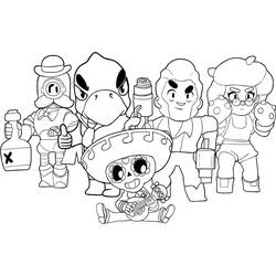 Malvorlage: Brawl Stars (Videospiele) #175457 - Kostenlose Malvorlagen zum Ausdrucken