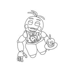 Malvorlage: Five Nights at Freddy’s (FNAF) (Videospiele) #199605 - Kostenlose Malvorlagen zum Ausdrucken