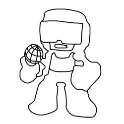 Malvorlage: Friday Night Funkin' (Videospiele) #174528 - Kostenlose Malvorlagen zum Ausdrucken