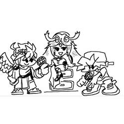 Malvorlage: Friday Night Funkin' (Videospiele) #174540 - Kostenlose Malvorlagen zum Ausdrucken