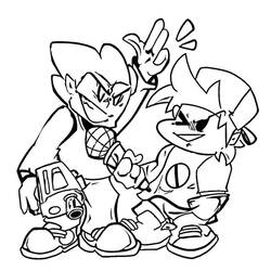 Malvorlage: Friday Night Funkin' (Videospiele) #174544 - Kostenlose Malvorlagen zum Ausdrucken