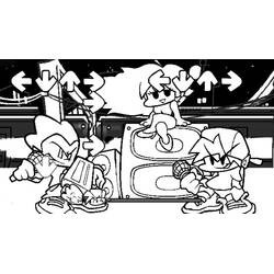 Malvorlage: Friday Night Funkin' (Videospiele) #174549 - Kostenlose Malvorlagen zum Ausdrucken