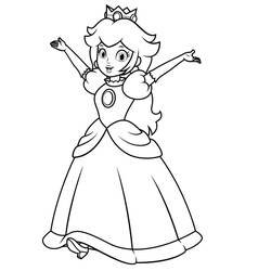 Malvorlage: Prinzessin Peach (Videospiele) #211841 - Kostenlose Malvorlagen zum Ausdrucken