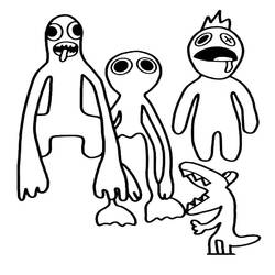 Malvorlage: Rainbow Friends (Videospiele) #201298 - Kostenlose Malvorlagen zum Ausdrucken