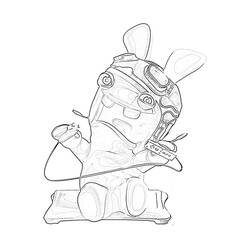 Malvorlage: Raving Rabbids (Videospiele) #114726 - Kostenlose Malvorlagen zum Ausdrucken