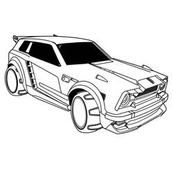 Zeichnungen zum Ausmalen: Rocket League - Kostenlose Malvorlagen zum Ausdrucken