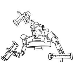 Zeichnungen zum Ausmalen: Skibidi Toilet - Kostenlose Malvorlagen zum Ausdrucken