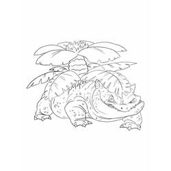 Zeichnungen zum Ausmalen: Venusaur - Kostenlose Malvorlagen zum Ausdrucken