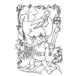 Malvorlage: Zelda (Videospiele) #113229 - Kostenlose Malvorlagen zum Ausdrucken