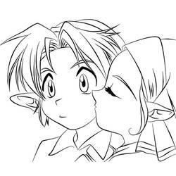 Malvorlage: Zelda (Videospiele) #113280 - Kostenlose Malvorlagen zum Ausdrucken