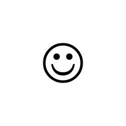 Malvorlage Einfaches lächelndes Smiley