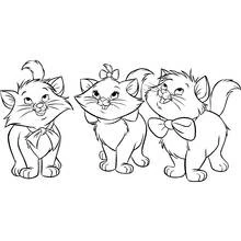 Aristocats - Kostenlose Ausmalbilder zum Ausdrucken