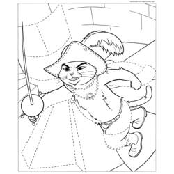 Der Gestiefelte Kater Ausmalbild #170617 zum Ausdrucken und Ausmalen