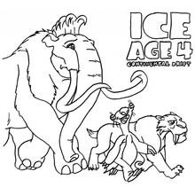 Ice Age - Kostenlose Ausmalbilder zum Ausdrucken