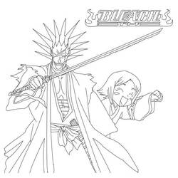 Malvorlage Zaraki Kenpachi und Yachiru Kusajishi aus Bleach Malvorlage Zaraki Kenpachi und Yachiru Kusajishi aus Bleach