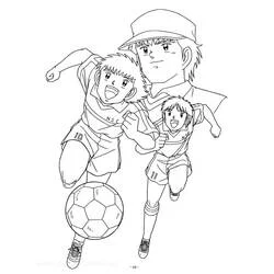 Captain Tsubasa - Kostenlose Ausmalbilder zum Ausdrucken