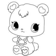Malvorlage Labra der Bären-Jewelpet
