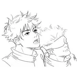 Jujutsu Kaisen Ausmalbild #183229 zum Ausdrucken und Ausmalen
