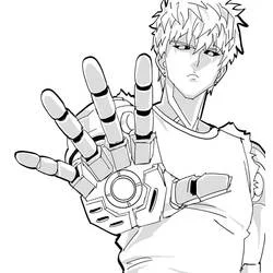 One Punch Man - Kostenlose Ausmalbilder zum Ausdrucken