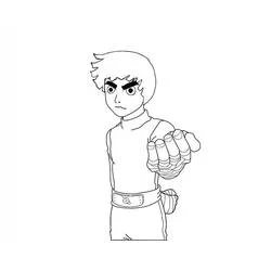 Rock Lee - Kostenlose Ausmalbilder zum Ausdrucken