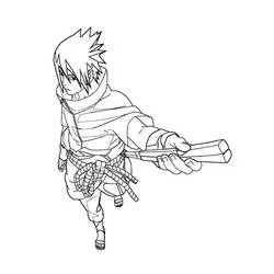 Sasuke - Kostenlose Ausmalbilder zum Ausdrucken