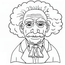 Albert Einstein - Kostenlose Ausmalbilder zum Ausdrucken Albert Einstein - Kostenlose Ausmalbilder zum Ausdrucken