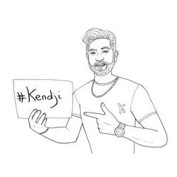 Kendji Girac - Kostenlose Ausmalbilder zum Ausdrucken Kendji Girac - Kostenlose Ausmalbilder zum Ausdrucken